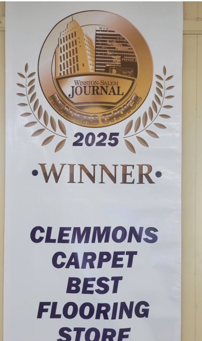 Winston-Salem Journal Readers' Choice 2025 Winner — Clemmons Carpet, Best Flooring Store
