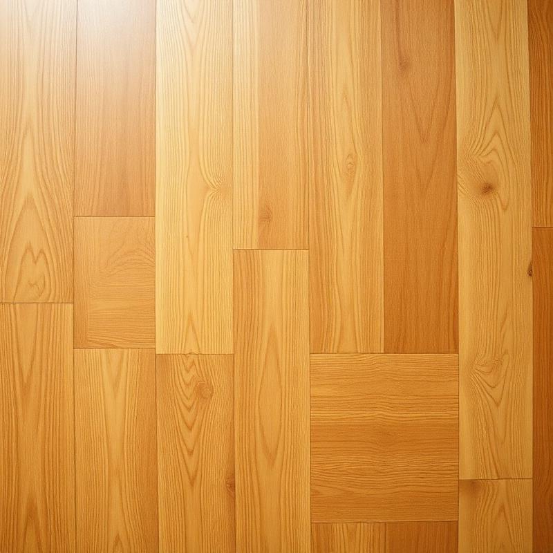 Wide-plank oak hardwood floor